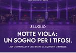 Mercoledì 8 luglio la notte sarà viola 
