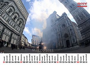 calendario 2023 di Nove da Firenze