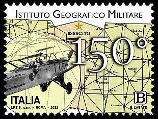 francobollo-speciale-per-i-150-anni-deliistituto-geografico-militare