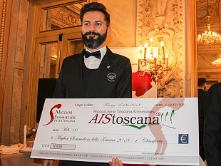 simone-loguercio-e-il-miglior-sommelier-della-toscana-2018