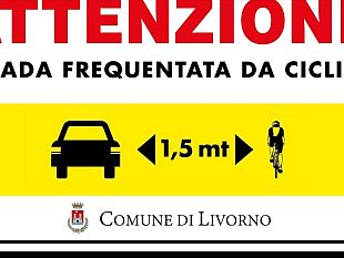 io-rispetto-il-ciclista-cartelli-posizionati-agli-ingressi-di-dicomano