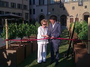 b207052045-matteo-renzi-apre-con-frescobaldi-il-vigneto-in-piazza-della-signoria-foto