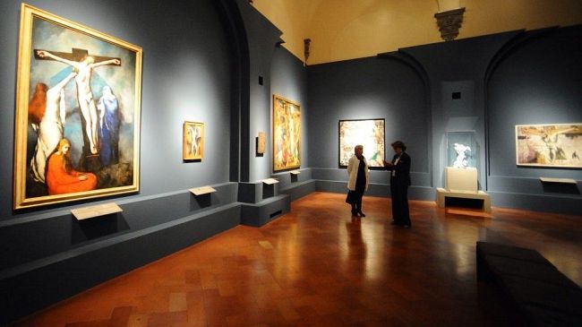 Migliaia di ammiratori per Marc Chagall nel ponte dell'Immacolata