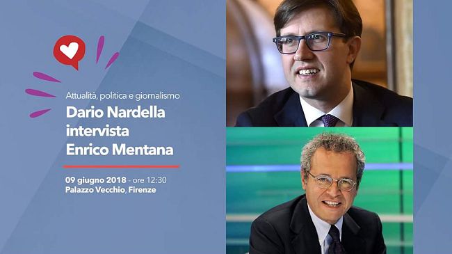 StrateCo, workshop: a Palazzo Vecchio Nardella intervista Mentana