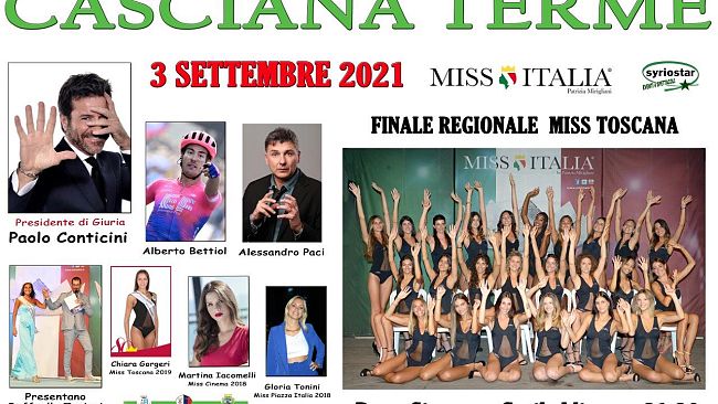 Miss Toscana 2021: a Casciana Terme è tempo di finale
