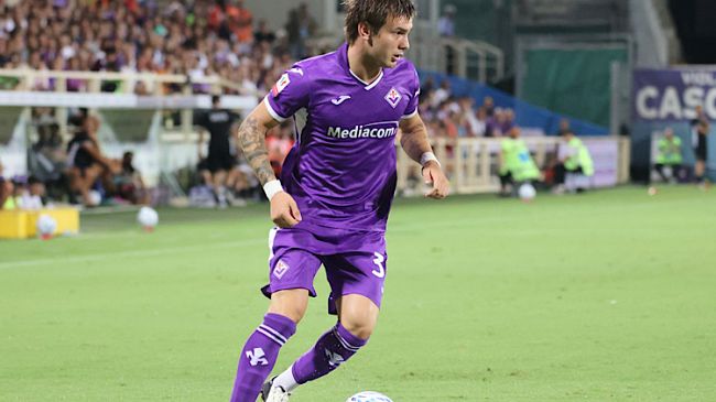 La formazione viola contro l'Atalanta 