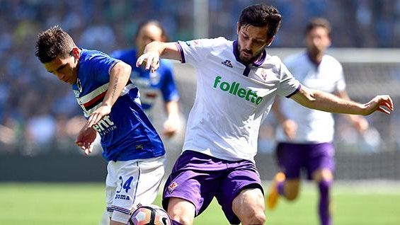 La Fiorentina pareggia a Genova