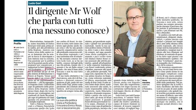 'Ndrangheta in Toscana: Eugenio Giani sospende Ledo Gori