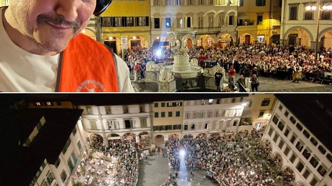 Ieri sera l'edizione 2023 del volo del ciuco