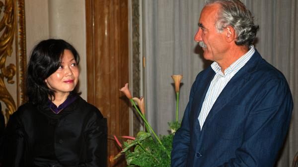 Delegazione di artisti cinesi in visita a Firenze