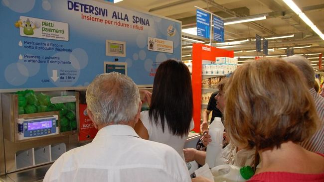 Detersivi alla spina: un risparmio del 20%