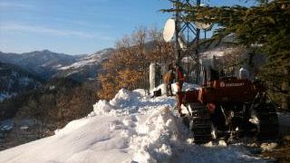 La neve sulle montagne toscane? A volte capita. E salta l'elettricità