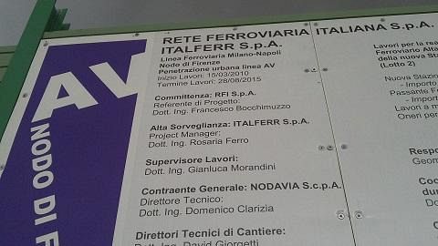 Passante Alta Velocità di Firenze, nessun licenziamento a Nodavia