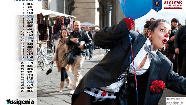In mostra il calendario 2012 di Nove da Firenze