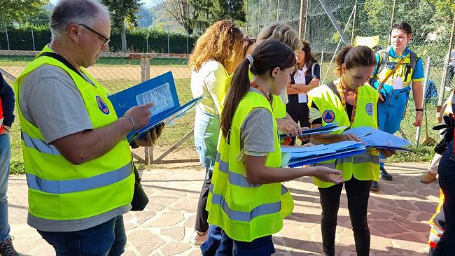 Protezione civile: esercitazione in Garfagnana