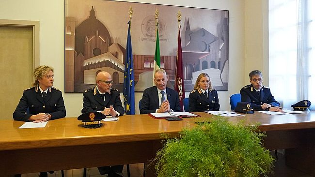 Reati in calo a Firenze nell’ultimo anno, il Questore fa il bilancio