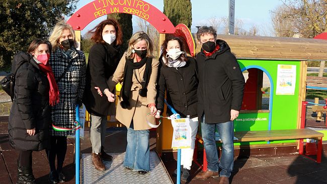 Nuova area giochi all'Argingrosso