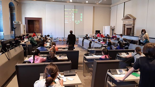 Incontri con le classi fiorentine in Palazzo Vecchio