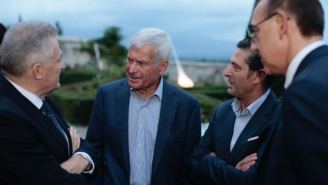 Il presidente nazionale di Confcommercio Carlo Sangalli a Figline