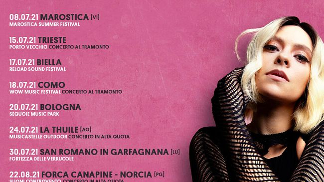 Francesca Michielin, il tour anche in Toscana