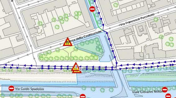 Tramvia: cambiano il cantiere in via dello Statuto e a Novoli