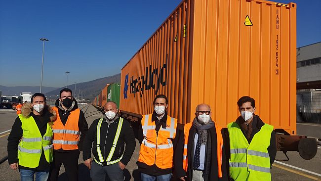 Treno merci green tra Prato e La Spezia