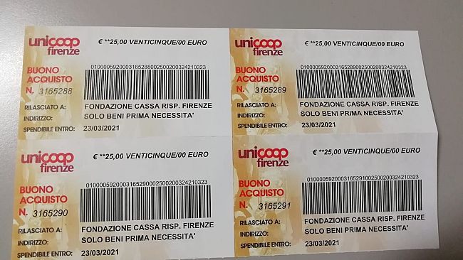 Coronavirus: alla Toscana 21,4 milioni per l'emergenza alimentare