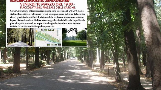 Contro il Degrado: fiaccolata alle Cascine