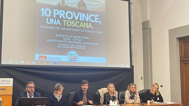 Forza Italia riunisce coordinamento regionale e dipartimenti