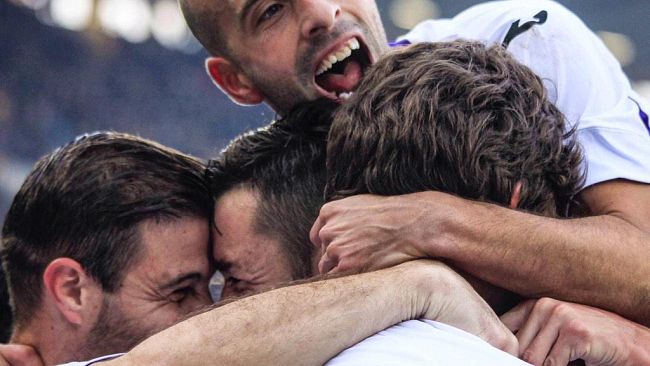 La Fiorentina vince  a Verona
