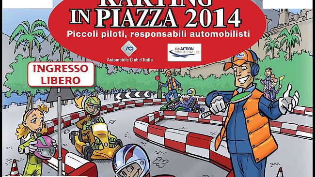 Karting in piazza al circuito del Mugello per bambini