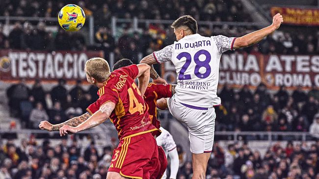 A  Roma  solo un pari per la Fiorentina