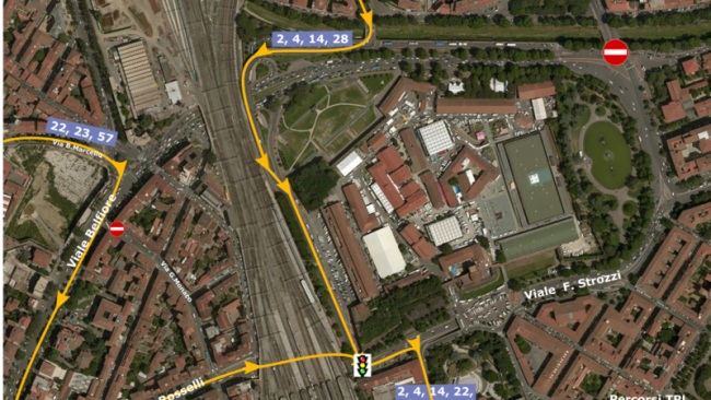 ​Tramvia, cantieri 2016: nuova viabilità a Porta al Prato, deviazioni Ataf