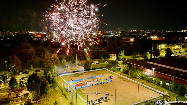 Ieri sera festa degli Azzurri