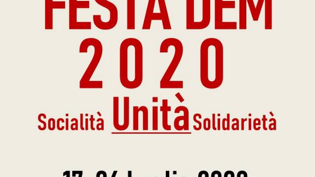 A Castelfiorentino la festa è DEM 2020