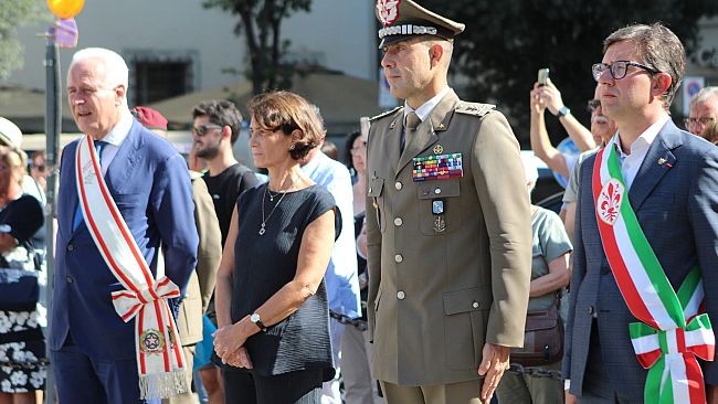 Liberazione di Firenze: cerimonia militare (le foto)