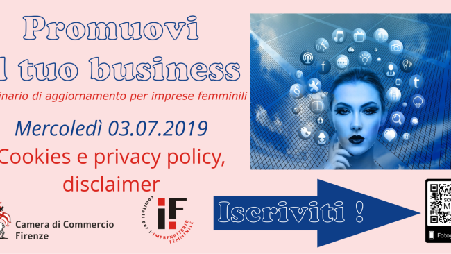 Seminario gratuito su gestione della privacy del sito internet e accesso degli utenti