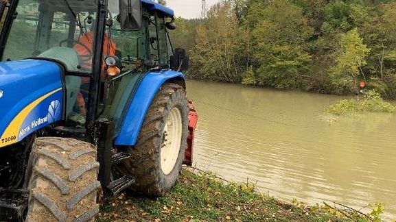 Alto Valdarno, quando la manutenzione diventa spettacolo: le foto