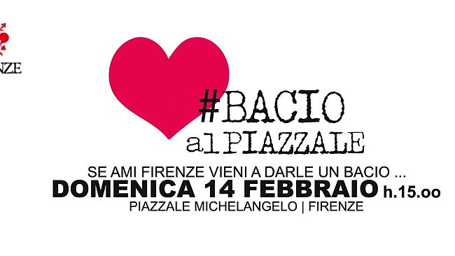 Domenica l’evento ‘#Bacio al Piazzale’ per festeggiare S. Valentino
