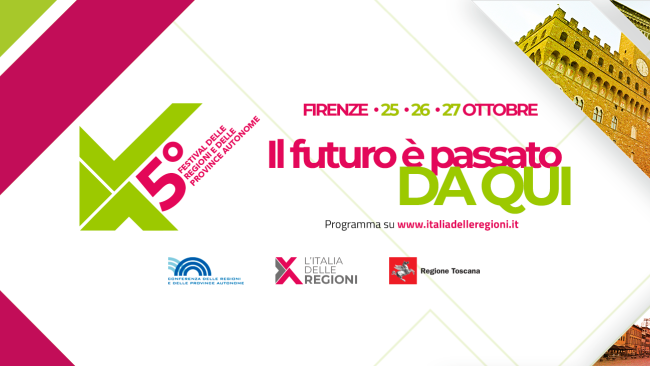 Da domani il 5° Festival delle Regioni a Firenze