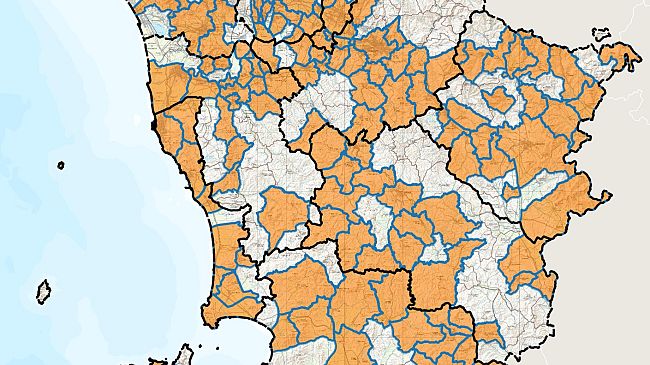 Prova di emergenza meteo per 146 Comuni