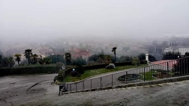 Firenze dal Piazzale: nebbia spettacolare 