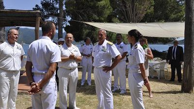Guardia Costiera, l'Ammiraglio Lazio a Portoferraio
