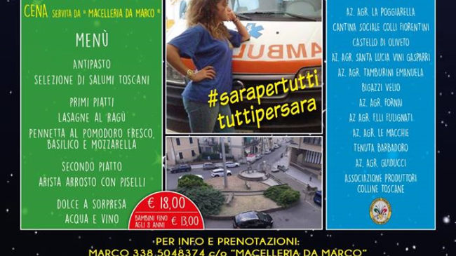 Tutti a Cena “sotto le stelle” nel ricordo di Sara