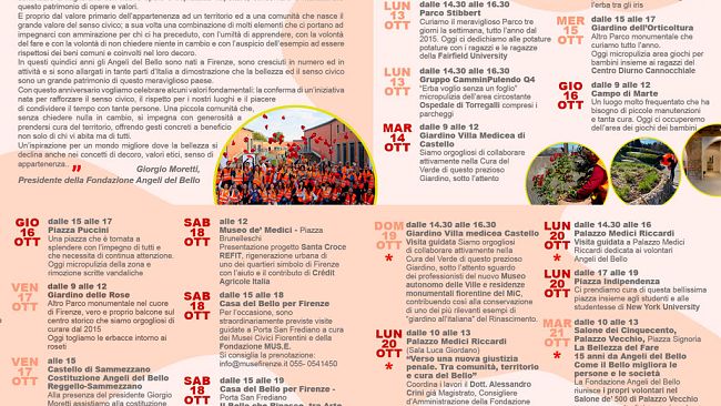 Decoro urbano: i festeggiamenti per i 15 anni degli Angeli del Bello