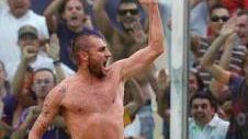 Fiorentina: un gran goal di Vieri non basta<BR>Pareggio amaro al Franchi