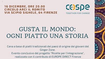 Gusta il mondo: ogni piatto una storia