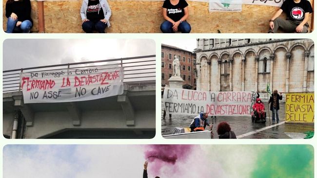 Alpi apuane: oggi protesta contro la 