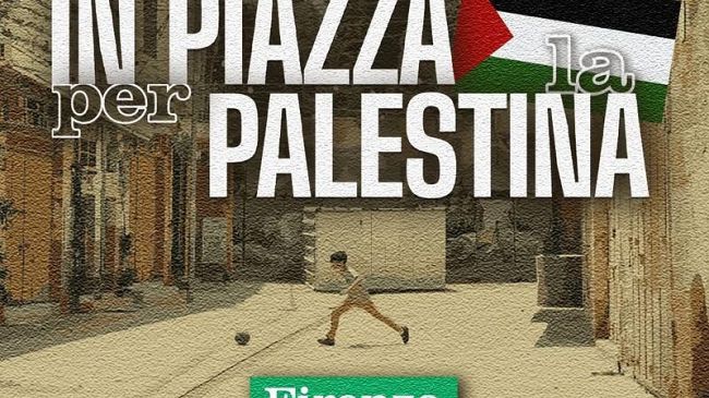 In piazza per la Palestina: domani manifestazione a Firenze