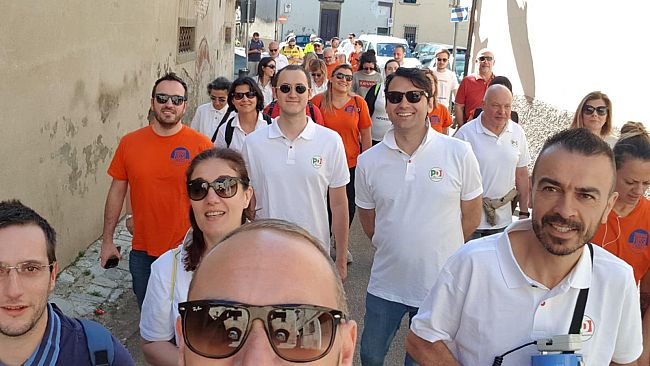 Maratona a sostegno del sindaco di Campi